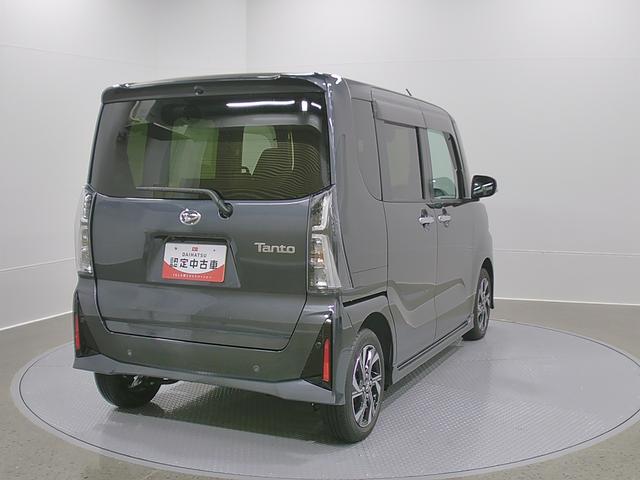 タントカスタムＸ　純正ナビゲーション　バックモニタースマートアシスト・ＬＥＤヘッドライト・１４インチアルミホイール・両側パワースライドドア・ＵＳＢソケット・運転席助手席シートヒーター・レザー調Ｘフルファブリックシート（山梨県）の中古車