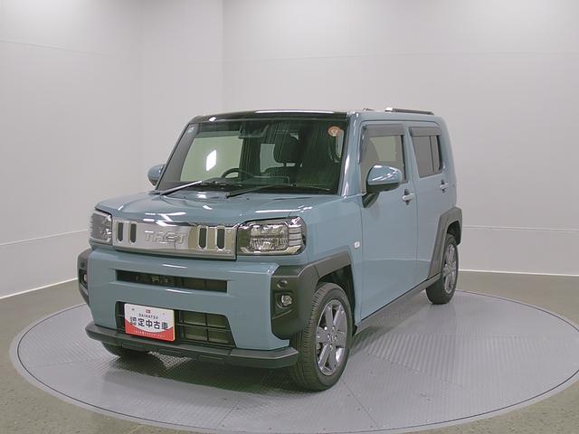 タフトＧターボ　クロムベンチャー　整備付き　１年保証スマートアシスト・１５インチアルミ・Ｄ−ＣＶＴターボエンジン・ＬＥＤヘッドランプ・ＬＥＤフォグ・電動パーキング・運転席助手席シートヒーター・ＵＳＢソケット（山梨県）の中古車