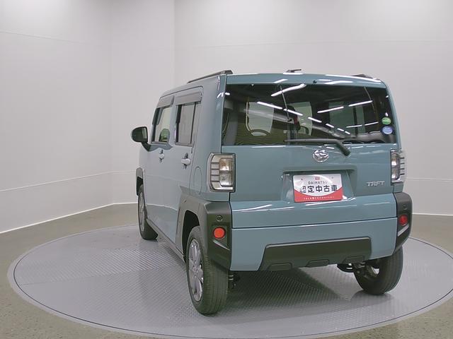 タフトＧターボ　クロムベンチャー　整備付き　１年保証スマートアシスト・１５インチアルミ・Ｄ−ＣＶＴターボエンジン・ＬＥＤヘッドランプ・ＬＥＤフォグ・電動パーキング・運転席助手席シートヒーター・ＵＳＢソケット（山梨県）の中古車