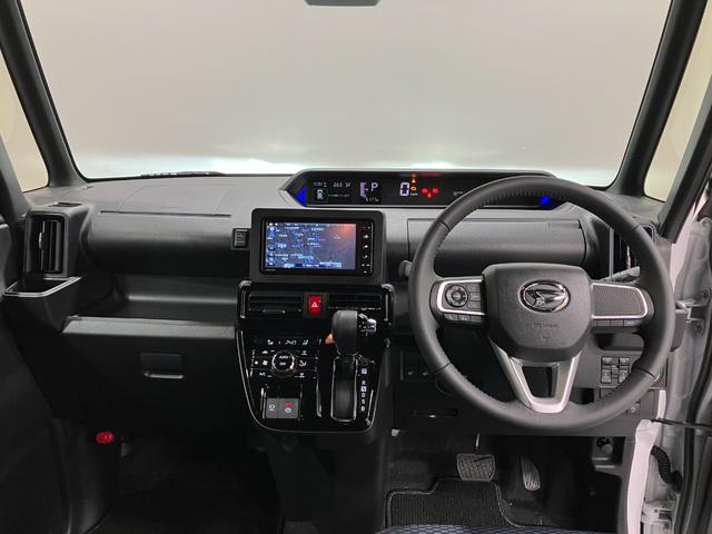 タントカスタムＲＳ　純正ナビゲーション　バックモニタースマートアシスト・ＬＥＤヘッドランプ・プッシュエンジンスタート・１５インチアルミホイール・両側パワースライドドア・ＵＳＢソケット・オートエアコン・運転席助手席シートヒーター（山梨県）の中古車