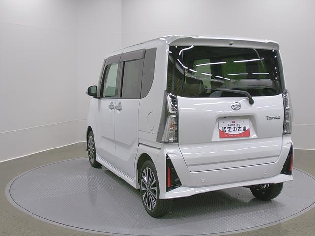 タントカスタムＲＳ　純正ナビゲーション　バックモニタースマートアシスト・ＬＥＤヘッドランプ・プッシュエンジンスタート・１５インチアルミホイール・両側パワースライドドア・ＵＳＢソケット・オートエアコン・運転席助手席シートヒーター（山梨県）の中古車