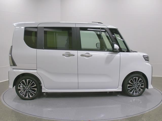 タントカスタムRSリミテッド 純正ナビ パノラマモニタースマートアシスト・LEDヘッドライト・15インチアルミホイール・両側パワースライドドア・USBソケット・運転席助手席シートヒーター・レザー調Xフルファブリックシート・本革巻ステアリングホイール(山梨県)の中古車
