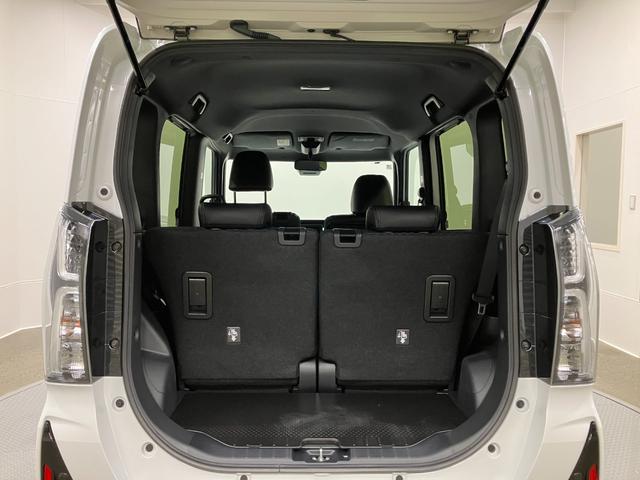 タントカスタムＲＳリミテッド　４ＷＤ　純正ナビ　パノラマモニタースマートアシスト・ＬＥＤヘッドライト・１５インチアルミホイール・両側パワースライドドア・ＵＳＢソケット・運転席助手席シートヒーター・レザー調Ｘフルファブリックシート・本革巻ステアリングホイール（山梨県）の中古車