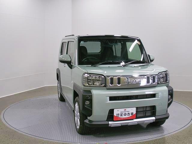 タフトG クロムベンチャー 4WD 純正ナビ パノラマスマートアシスト・15インチアルミ・LEDヘッドランプ・LEDフォグ・スカイフィールトップ・電動パーキング・運転席助手席シートヒーター・USBソケット(山梨県)の中古車
