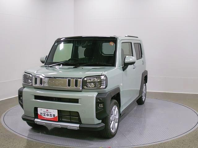 タフトG クロムベンチャー 4WD 純正ナビ パノラマスマートアシスト・15インチアルミ・LEDヘッドランプ・LEDフォグ・スカイフィールトップ・電動パーキング・運転席助手席シートヒーター・USBソケット(山梨県)の中古車