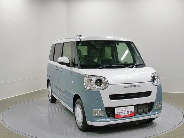 ムーヴキャンバスストライプスG 純正ナビゲーション バックモニターハイビームアシスト ブレーキサポート レーンキープアシスト ナビ ワンオーナー スマートキー 記録簿 キーフリー エアバック ABS(山梨県)の中古車