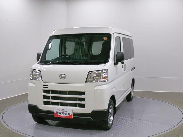 ハイゼットカーゴデラックス 4WD CVT AM/FMラジオデッキスマートアシスト・コーナーセンサー・3モード電子制御4WD(CVT車)・荷室長1,915mm・荷室幅1,410mm・荷室高1,250mm・ハロゲンヘッドランプ・マニュアルエアコン(山梨県)の中古車