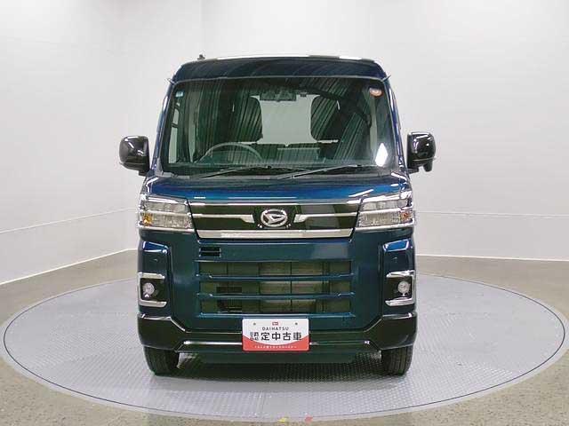 アトレーデッキバン 4WD CVT 整備付き 1年保証スマートアシスト・コーナーセンサー・電子制御式4WD(4WD車)・直列3気筒インタークーラーターボ・LEDヘッドランプ・両側パワースライドドア・オートエアコン・電動・USBソケット(山梨県)の中古車
