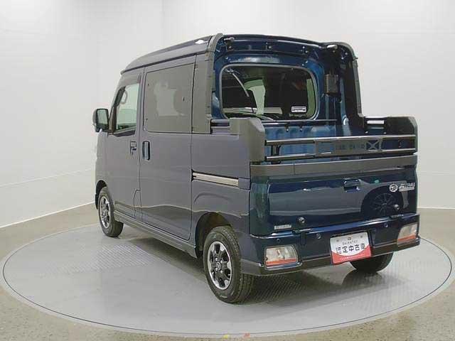 アトレーデッキバン 4WD CVT 整備付き 1年保証スマートアシスト・コーナーセンサー・電子制御式4WD(4WD車)・直列3気筒インタークーラーターボ・LEDヘッドランプ・両側パワースライドドア・オートエアコン・電動・USBソケット(山梨県)の中古車