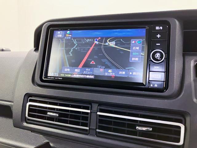 アトレーＲＳ　純正ナビゲーション　バックモニタースマートアシスト・コーナーセンサー・電子制御式４ＷＤ（４ＷＤ車）・直列３気筒インタークーラーターボ・ＬＥＤヘッドランプ・両側パワースライドドア・オートエアコン・電動格納ミラー（ターンランプ）（山梨県）の中古車
