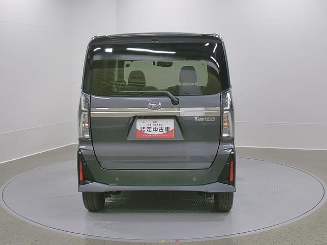 タントカスタムＲＳリミテッド　純正ナビスマートアシスト・ＬＥＤヘッドライト・１５インチアルミホイール・両側パワースライドドア・ＵＳＢソケット・運転席助手席シートヒーター・レザー調Ｘフルファブリックシート・本革巻ステアリングホイール（山梨県）の中古車
