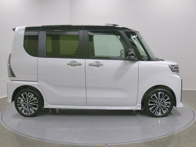 タントカスタムRSリミテッド 純正ナビ バックモニタースマートアシスト・LEDヘッドライト・15インチアルミホイール・両側パワースライドドア・USBソケット・運転席助手席シートヒーター・レザー調Xフルファブリックシート・本革巻ステアリングホイール(山梨県)の中古車