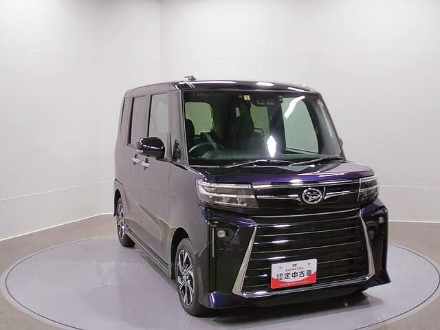 タントカスタムＸ　整備付き　１年保証スマートアシスト・ＬＥＤヘッドライト・１４インチアルミホイール・両側パワースライドドア・ＵＳＢソケット・運転席助手席シートヒーター・レザー調Ｘフルファブリックシート（山梨県）の中古車