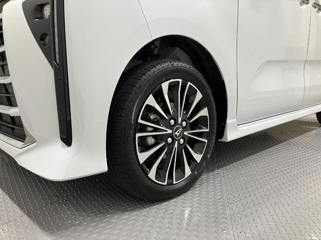 タントカスタムＲＳリミテッド　４ＷＤ　純正ナビ　パノラマモニタースマートアシスト・ＬＥＤヘッドライト・１５インチアルミホイール・両側パワースライドドア・ＵＳＢソケット・運転席助手席シートヒーター・レザー調Ｘフルファブリックシート・本革巻ステアリングホイール（山梨県）の中古車