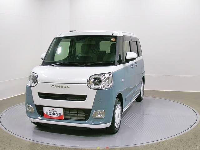 ムーヴキャンバスストライプスＧ　純正ナビ　Ｂモニタースマートアシスト・ＬＥＤヘッドランプ・ＬＥＤフォグランプ・スーパーＵＶ＆ＩＲカットガラス（フロントウィンドウ）・ＵＳＢソケット・両側パワースライドドア・運転席助手席シートヒーター（山梨県）の中古車