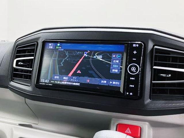 ミライースＸ　ＳＡIII　純正ナビゲーション　バックモニタースマートアシスト・コーナーセンサー・ＬＥＤヘッドランプ・キーレスエントリー・電動格納ドアミラー・自発光式デジタルメーター・マニュアルエアコン・パワードアロック・パワーウィンドウ（山梨県）の中古車