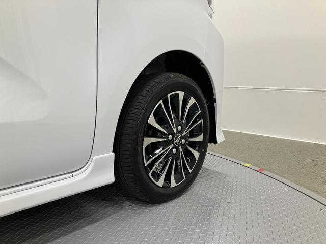 タントカスタムＲＳリミテッド　４ＷＤ　純正ナビ　パノラマモニタースマートアシスト・ＬＥＤヘッドライト・１５インチアルミホイール・両側パワースライドドア・ＵＳＢソケット・運転席助手席シートヒーター・レザー調Ｘフルファブリックシート・本革巻ステアリングホイール（山梨県）の中古車