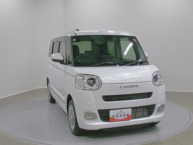 ムーヴキャンバスセオリーG ディスプレイオーディオ バックモニタースマートアシスト・LEDヘッドランプ・LEDフォグランプ・スーパーUV&IRカットガラス(フロントウィンドウ)・USBソケット・両側パワースライドドア・運転席助手席シートヒーター(山梨県)の中古車