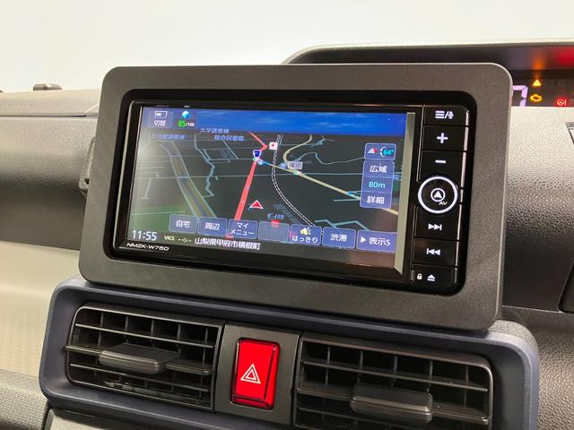 タントX 4WD 純正ナビ バックモニタースマートアシスト・LEDヘッドライト・プッシュボタンスタート・オートエアコン・左側パワースライドドア・電動パーキングブレーキ・USBソケット・運転席助手席シートヒーター(山梨県)の中古車