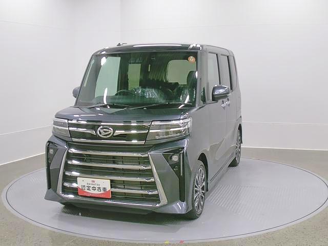 タントカスタムRSリミテッド 純正ナビスマートアシスト・LEDヘッドライト・15インチアルミホイール・両側パワースライドドア・USBソケット・運転席助手席シートヒーター・レザー調Xフルファブリックシート・本革巻ステアリングホイール(山梨県)の中古車