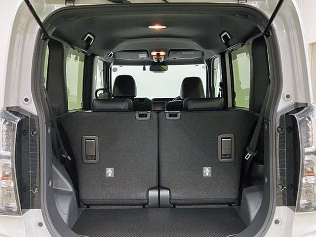 タントカスタムRS 純正ナビ Bモニタースマートアシスト・LEDヘッドライト・15インチアルミホイール・両側パワースライドドア・USBソケット・運転席助手席シートヒーター・レザー調Xフルファブリックシート・本革巻ステアリングホイール(山梨県)の中古車