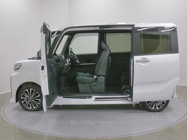 タントカスタムRS 純正ナビ Bモニタースマートアシスト・LEDヘッドライト・15インチアルミホイール・両側パワースライドドア・USBソケット・運転席助手席シートヒーター・レザー調Xフルファブリックシート・本革巻ステアリングホイール(山梨県)の中古車