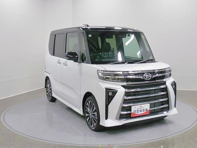 タントカスタムRSリミテッド 純正ナビ ETC ドラレコスマートアシスト・LEDヘッドライト・15インチアルミホイール・両側パワースライドドア・USBソケット・運転席助手席シートヒーター・レザー調Xフルファブリックシート・本革巻ステアリングホイール(山梨県)の中古車