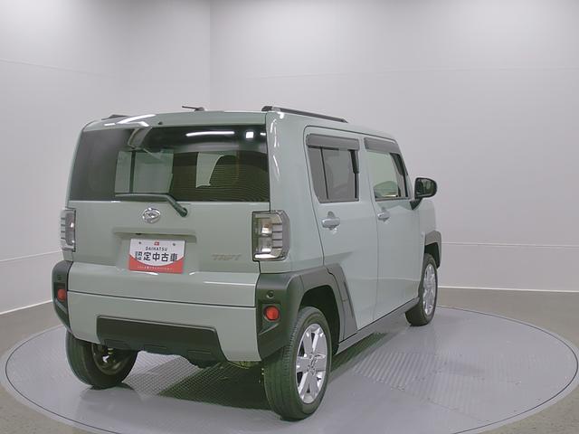 タフトG 4WD 整備付き 1年保証スマートアシスト・15インチアルミ・LEDヘッドランプ・LEDフォグ・スカイフィールトップ・電動パーキング・運転席助手席シートヒーター・USBソケット(山梨県)の中古車