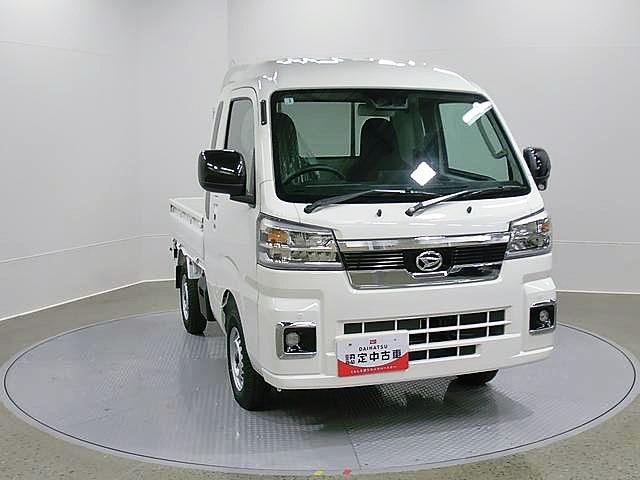ハイゼットトラックジャンボエクストラ 4WD CVT オーディオレススマートアシスト・コーナーセンサー・切り替え式4WD(CVT車)・LEDヘッドランプ・LEDフォグランプ・LED大型作業灯・プッシュエンジンスタート(山梨県)の中古車