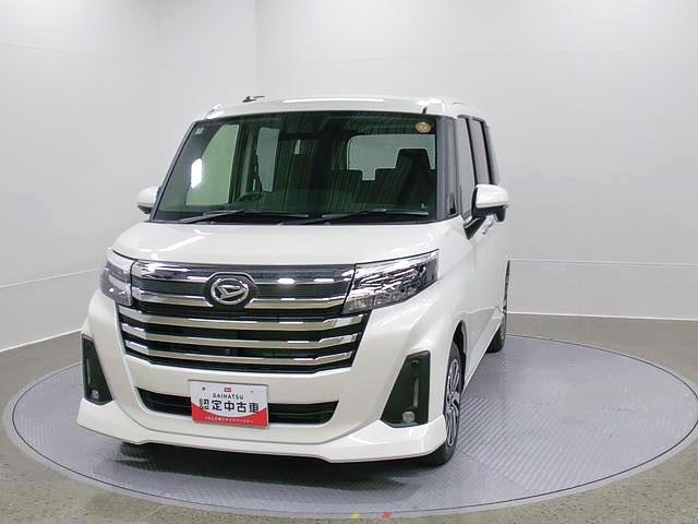 トールカスタムG 4WD ディスプレイオーディオスマートアシスト・LEDヘッドランプ・LEDフォグ・両側パワースライドドア・オートエアコン・パーキングブレーキ解除忘れ防止ブザー・ヘッドランプ自動消灯システム・プッシュエンジンスタート(山梨県)の中古車