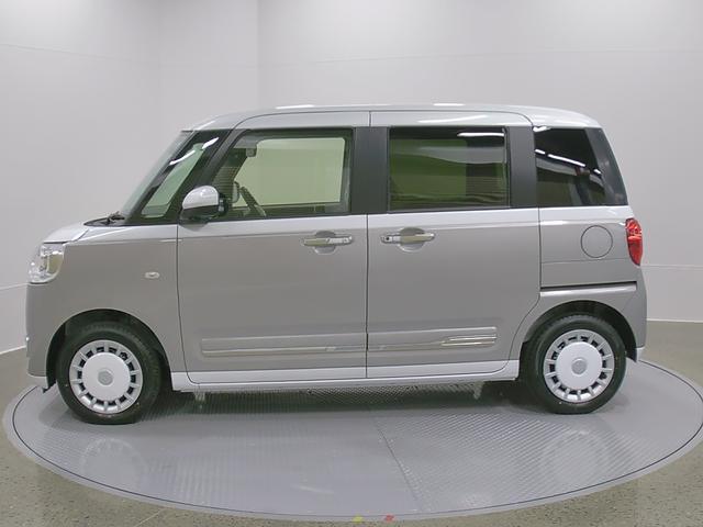 ムーヴキャンバスストライプスG純正ナビ Bモニター1オーナー車 ナビ付 スマートキー&プッシュスタート キーフリー ABS エアバック 記録簿(山梨県)の中古車