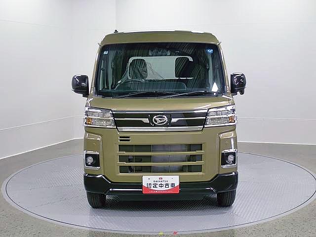 アトレーRS 4WD 純正ナビ Bモニタースマートアシスト・コーナーセンサー・電子制御式4WD(4WD車)・直列3気筒インタークーラーターボ・LEDヘッドランプ・両側パワースライドドア・オートエアコン・電動格納ミラー(ターンランプ)(山梨県)の中古車