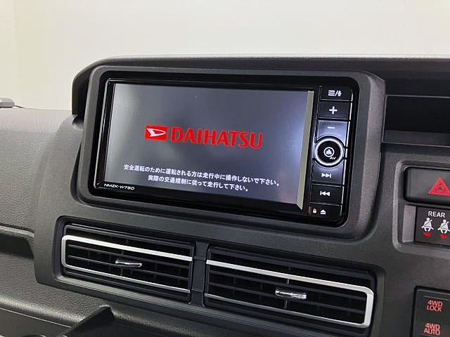 アトレーRS 4WD 純正ナビ Bモニタースマートアシスト・コーナーセンサー・電子制御式4WD(4WD車)・直列3気筒インタークーラーターボ・LEDヘッドランプ・両側パワースライドドア・オートエアコン・電動格納ミラー(ターンランプ)(山梨県)の中古車