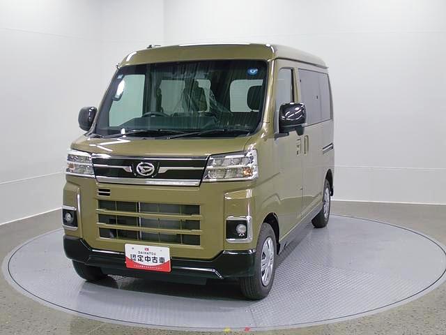 アトレーRS 4WD 純正ナビ Bモニタースマートアシスト・コーナーセンサー・電子制御式4WD(4WD車)・直列3気筒インタークーラーターボ・LEDヘッドランプ・両側パワースライドドア・オートエアコン・電動格納ミラー(ターンランプ)(山梨県)の中古車