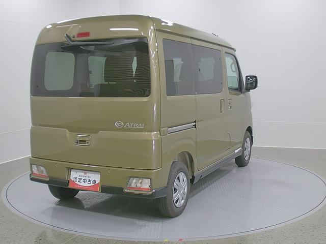 アトレーRS 4WD 純正ナビ Bモニタースマートアシスト・コーナーセンサー・電子制御式4WD(4WD車)・直列3気筒インタークーラーターボ・LEDヘッドランプ・両側パワースライドドア・オートエアコン・電動格納ミラー(ターンランプ)(山梨県)の中古車