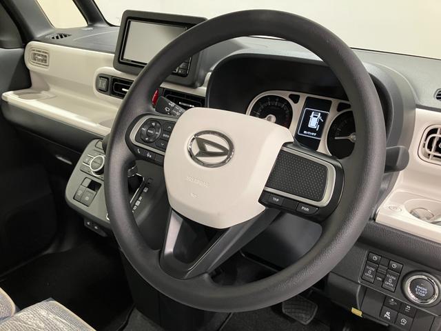 ムーヴキャンバスストライプスＧ１オーナー車　ナビ付　スマートキー＆プッシュスタート　キーフリー　ＡＢＳ　エアバック　記録簿（山梨県）の中古車