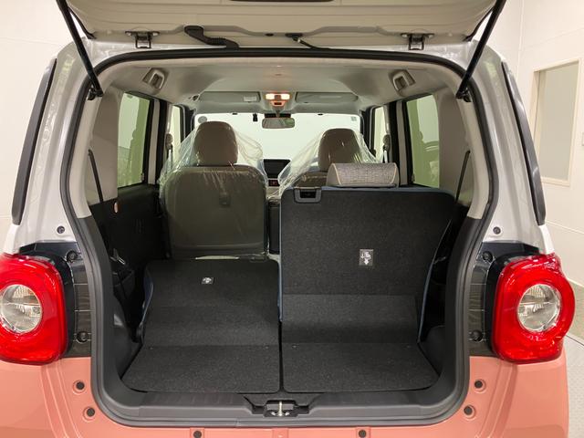 ムーヴキャンバスストライプスＧ１オーナー車　ナビ付　スマートキー＆プッシュスタート　キーフリー　ＡＢＳ　エアバック　記録簿（山梨県）の中古車