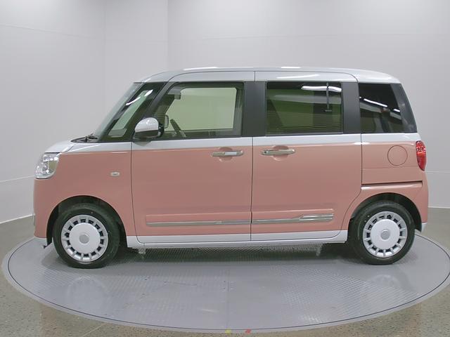 ムーヴキャンバスストライプスＧ１オーナー車　ナビ付　スマートキー＆プッシュスタート　キーフリー　ＡＢＳ　エアバック　記録簿（山梨県）の中古車
