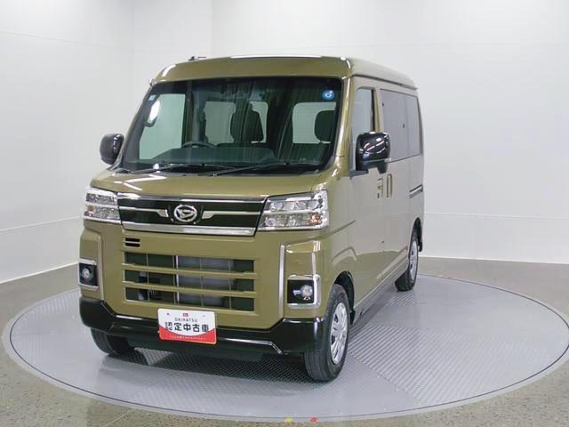 アトレーＲＳ　４ＷＤ　純正ナビ　Ｂモニタースマートアシスト・コーナーセンサー・電子制御式４ＷＤ（４ＷＤ車）・直列３気筒インタークーラーターボ・ＬＥＤヘッドランプ・両側パワースライドドア・オートエアコン・電動格納ミラー（ターンランプ）（山梨県）の中古車