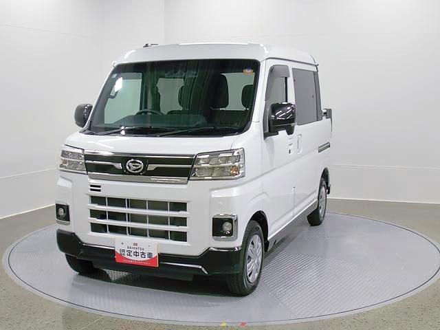 アトレーデッキバン 4WD CVT 純正ナビBモニタースマートアシスト・コーナーセンサー・電子制御式4WD(4WD車)・直列3気筒インタークーラーターボ・LEDヘッドランプ・両側パワースライドドア・オートエアコン・電動・USBソケット(山梨県)の中古車