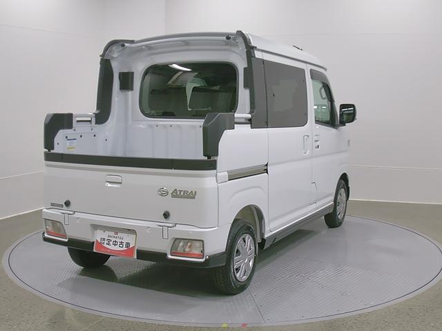 アトレーデッキバン 4WD CVT 純正ナビBモニタースマートアシスト・コーナーセンサー・電子制御式4WD(4WD車)・直列3気筒インタークーラーターボ・LEDヘッドランプ・両側パワースライドドア・オートエアコン・電動・USBソケット(山梨県)の中古車