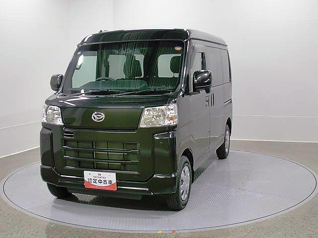 ハイゼットカーゴクルーズ　４ＷＤ　純正ナビスマートアシスト・コーナーセンサー・３モード電子制御４ＷＤ（ＣＶＴ車）・荷室長１，９１５ｍｍ・荷室幅１，４１０ｍｍ・荷室高１，２５０ｍｍ・ハロゲンヘッドランプ・マニュアルエアコン（山梨県）の中古車