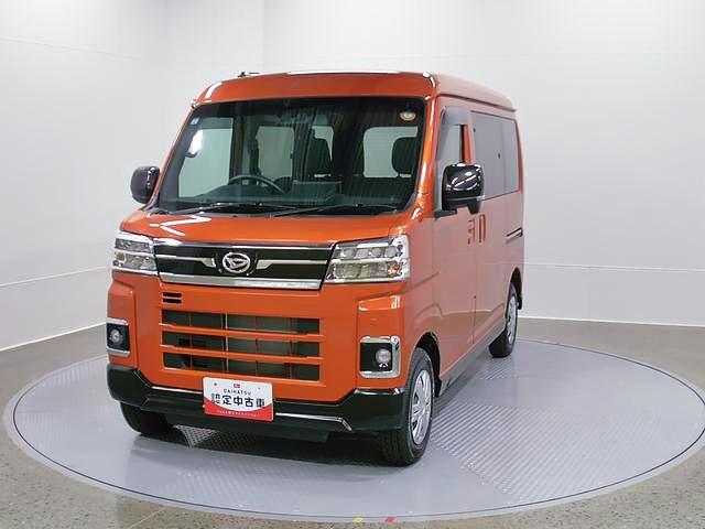 アトレーＲＳ　４ＷＤ　ディスプレイオーディオ　Ｂモニタースマートアシスト・コーナーセンサー・電子制御式４ＷＤ（４ＷＤ車）・直列３気筒インタークーラーターボ・ＬＥＤヘッドランプ・両側パワースライドドア・オートエアコン・電動格納ミラー（ターンランプ）（山梨県）の中古車