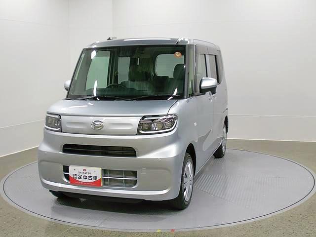 タントＬ　４ＷＤ　純正ナビ　Ｂモニタースマートアシスト・ＬＥＤヘッドライト・プッシュボタンスタート・オートエアコン・左右スライドドア手動・足踏み式パーキングブレーキ・スーパーＵＶ＆ＩＲカットガラス（Ｆウィンドウ）（山梨県）の中古車