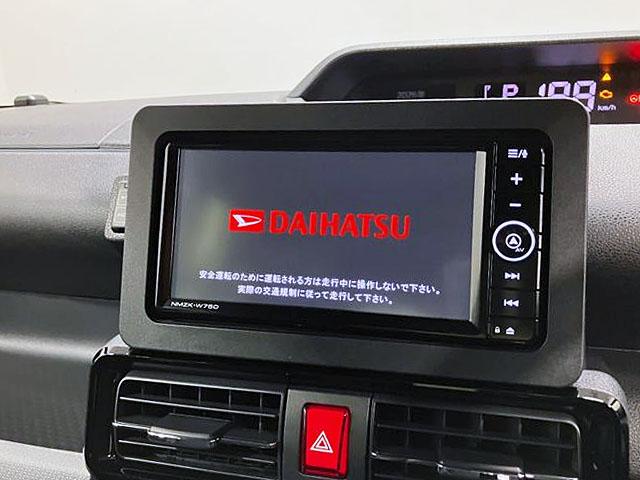 タントカスタムＲＳリミテッド　純正ナビ　Ｂモニタースマートアシスト・ＬＥＤヘッドライト・１５インチアルミホイール・両側パワースライドドア・ＵＳＢソケット・運転席助手席シートヒーター・レザー調Ｘフルファブリックシート・本革巻ステアリングホイール（山梨県）の中古車