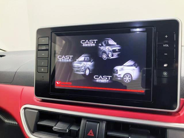 キャストスポーツＳＡIII　純正ナビ　パノラマ革シート　ワンオーナー　アルミ　スマ−トキ−　ターボ車　ＡＢＳ　エアバック　ナビ　ワイヤレスキー　整備記録簿（山梨県）の中古車