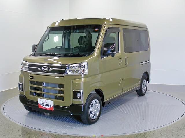 アトレーRS 4WD 純正ナビ Bモニタースマートアシスト・コーナーセンサー・電子制御式4WD(4WD車)・直列3気筒インタークーラーターボ・LEDヘッドランプ・両側パワースライドドア・オートエアコン・電動格納ミラー(ターンランプ)(山梨県)の中古車