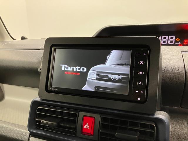 タントＬ　純正ナビ　整備付き　１年保証スマートアシスト・ＬＥＤヘッドライト・プッシュボタンスタート・オートエアコン・左右スライドドア手動・足踏み式パーキングブレーキ・スーパーＵＶ＆ＩＲカットガラス（Ｆウィンドウ）（山梨県）の中古車