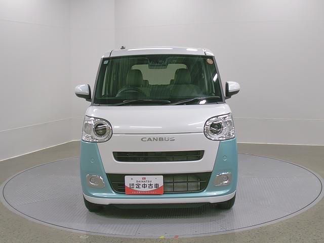 ムーヴキャンバスストライプスＧ　純正ナビ　Ｂモニタースマートアシスト・ＬＥＤヘッドランプ・ＬＥＤフォグランプ・スーパーＵＶ＆ＩＲカットガラス（フロントウィンドウ）・ＵＳＢソケット・両側パワースライドドア・運転席助手席シートヒーター（山梨県）の中古車
