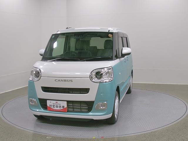 ムーヴキャンバスストライプスＧ　純正ナビ　Ｂモニタースマートアシスト・ＬＥＤヘッドランプ・ＬＥＤフォグランプ・スーパーＵＶ＆ＩＲカットガラス（フロントウィンドウ）・ＵＳＢソケット・両側パワースライドドア・運転席助手席シートヒーター（山梨県）の中古車
